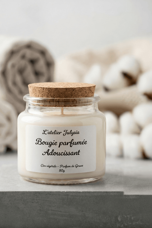 Bougie Adoucissant - Les bougies de l'atelier Julysia