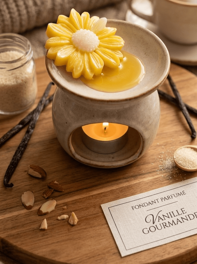 Fondant Vanille Gourmande - Les bougies de l'atelier Julysia
