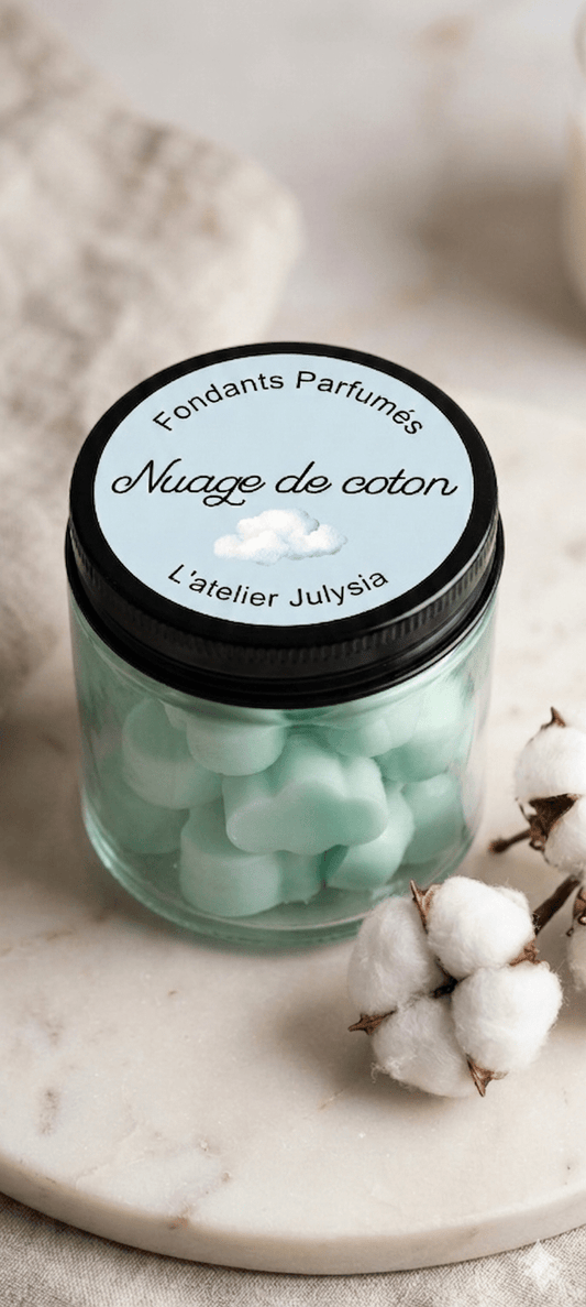 Fondants Nuage de coton - Les bougies de l'atelier Julysia