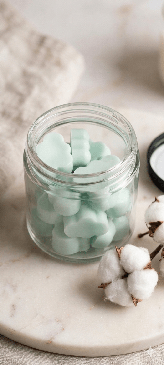 Fondants Nuage de coton - Les bougies de l'atelier Julysia